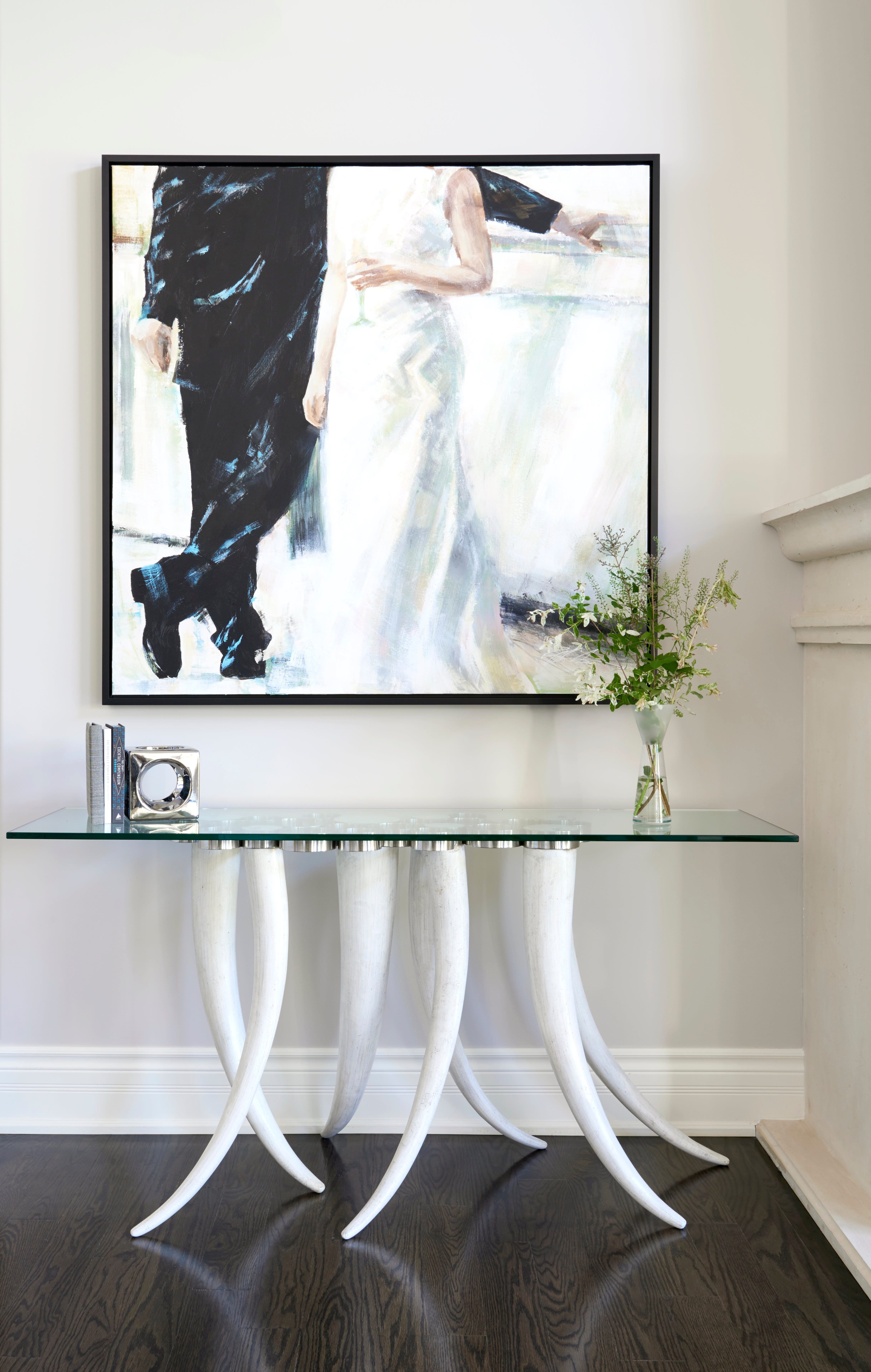Design Psychology informed interior with commissioned art by Design Vision Studio