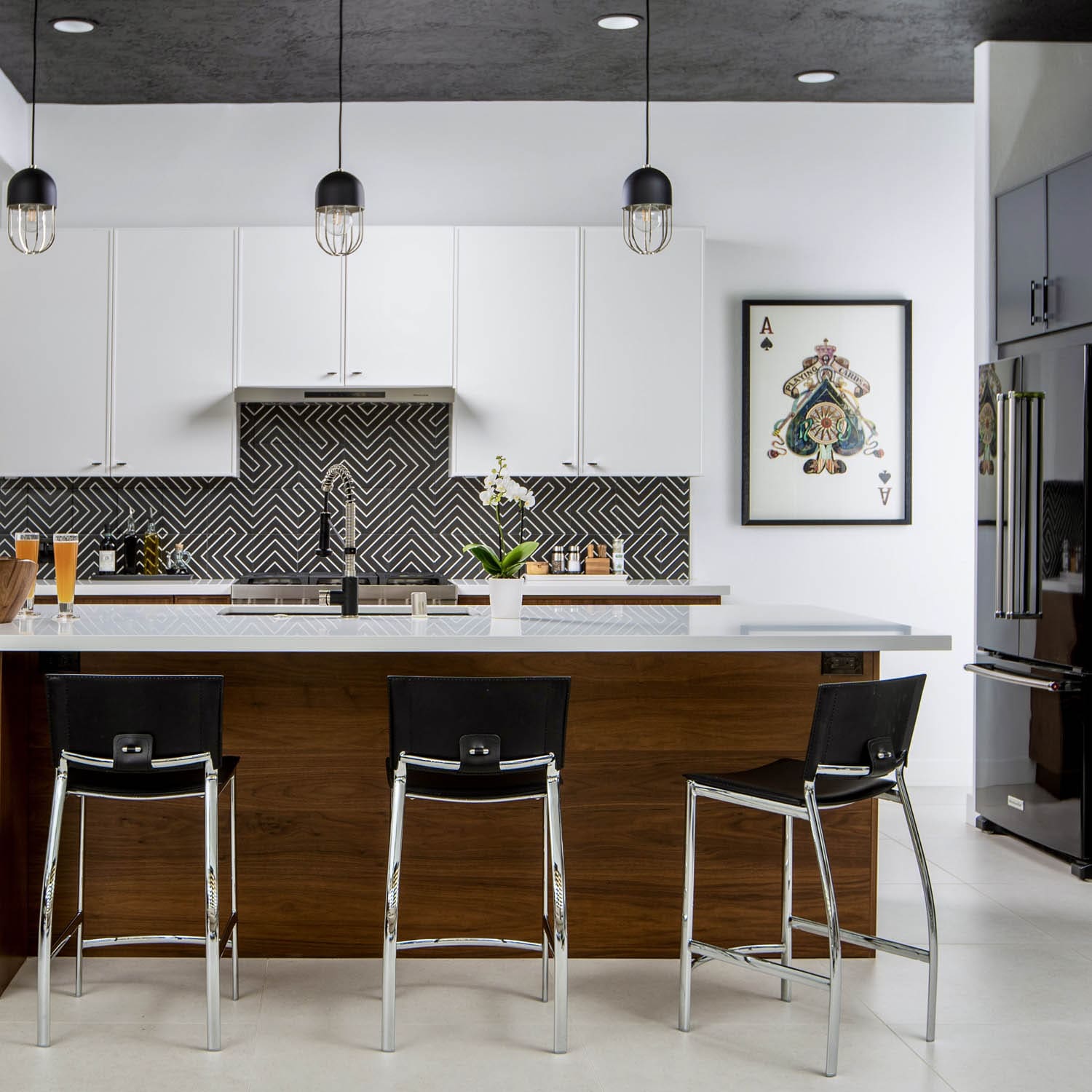 Palm Desert kitchen interior design by Design Vision Studio