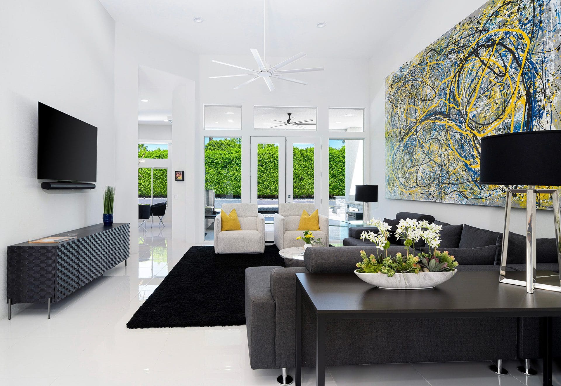 Living Rooms interior design project 7 by Design Vision Studio, Coachella Valley