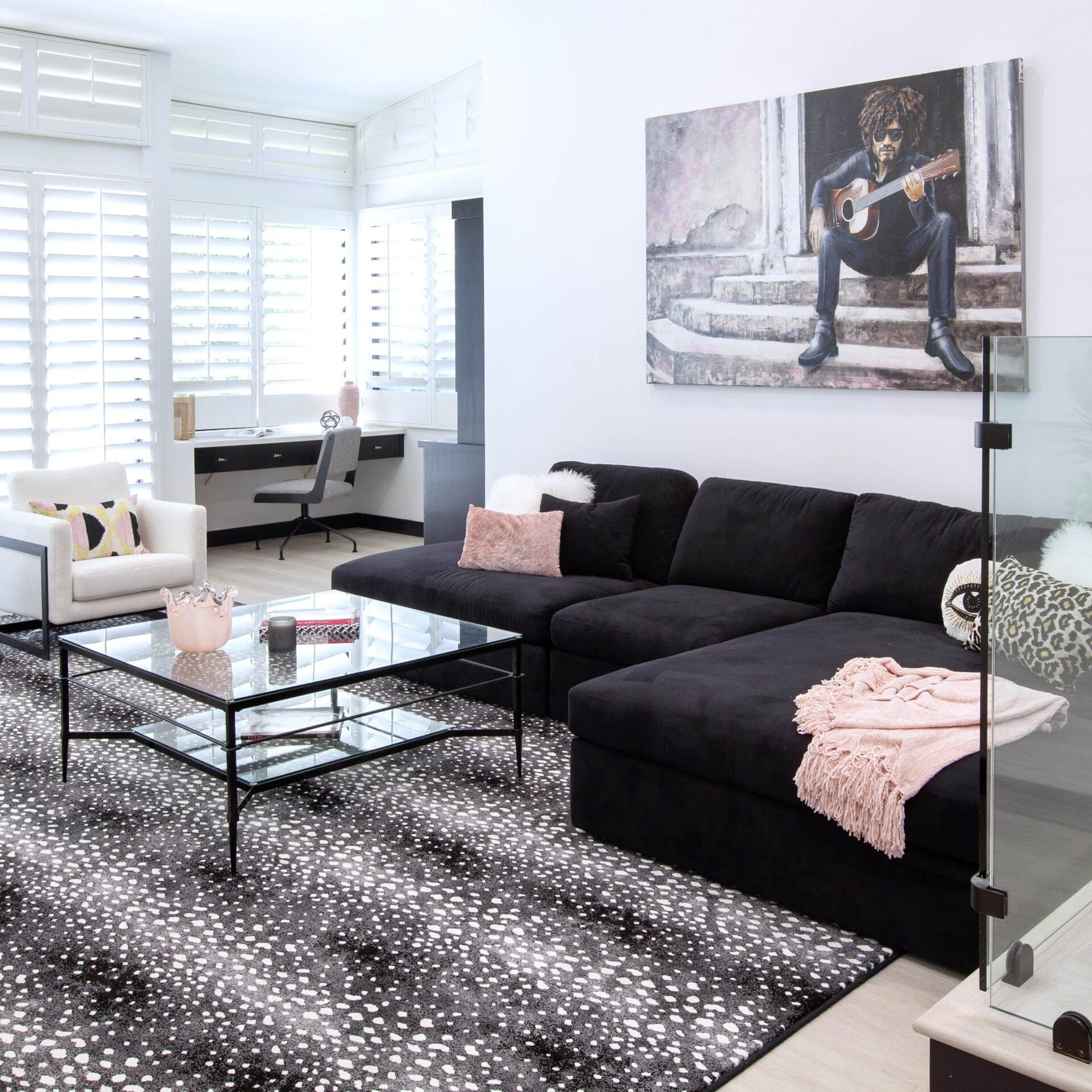 Elegant desert interior designed by Design Vision Studio in Palm Desert, California