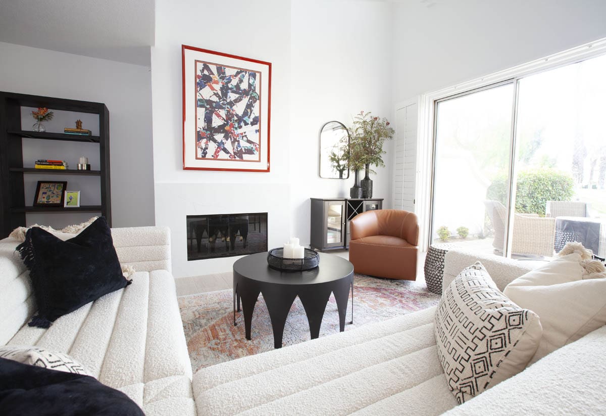 Before & After interior design project 90 by Design Vision Studio, Coachella Valley