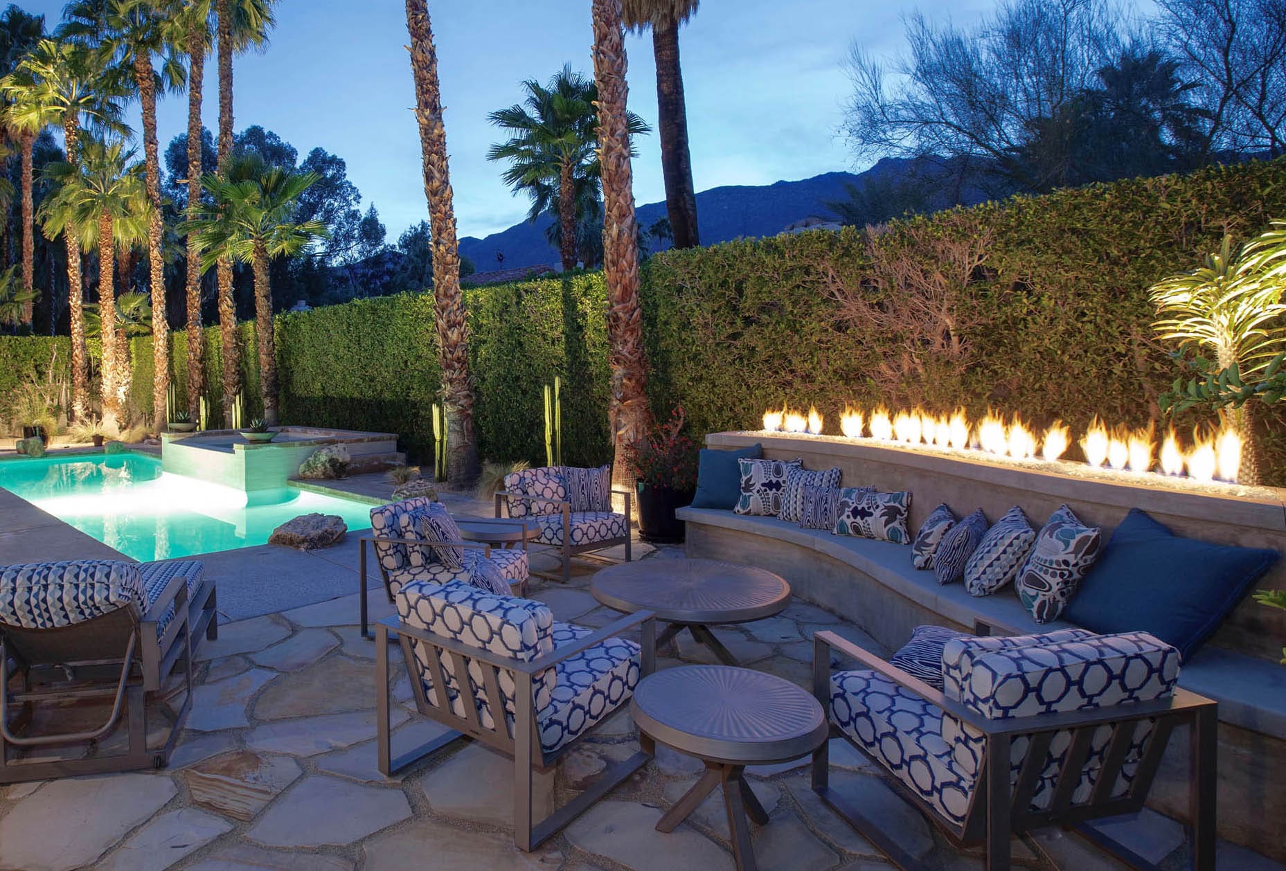Outdoor interior design project 3 by Design Vision Studio, Coachella Valley