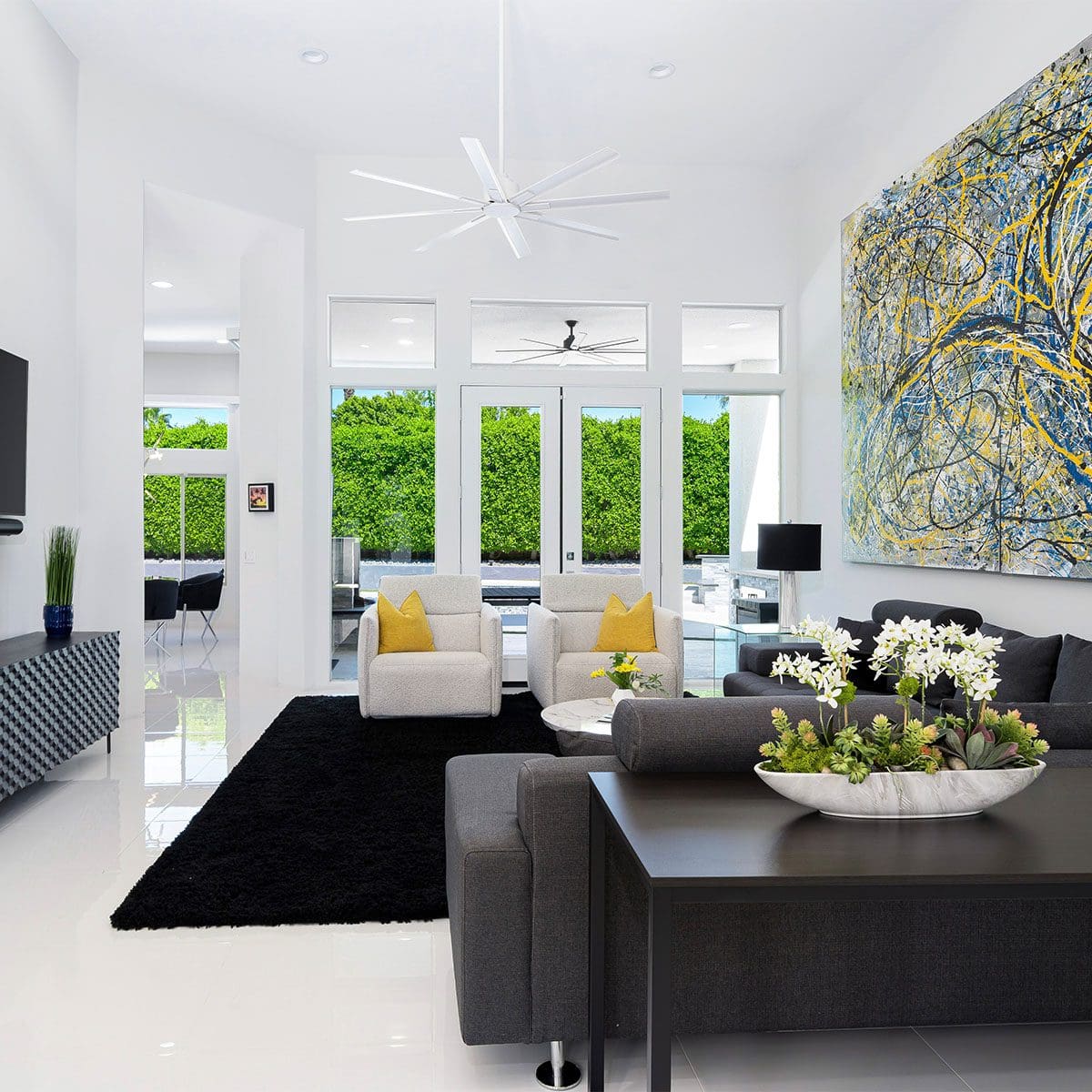 Living Rooms interior design by Design Vision Studio