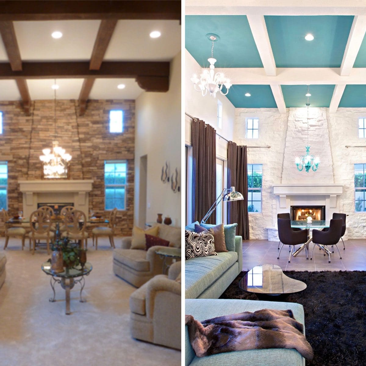 Before & After interior design by Design Vision Studio